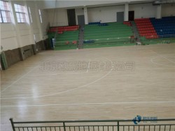 俄勒岡松舞臺(tái)場館地板施工步驟